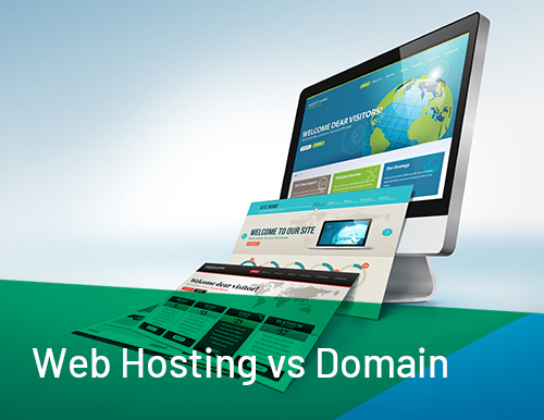 What is Web Hosting vs Domain?